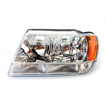 DRIVE LIGHT, LEFT W. MANUAL ADJUST Jeep WJ