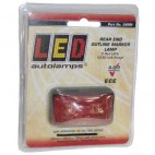 Led-SIDE LAMP RED 12/24V 58x35x19