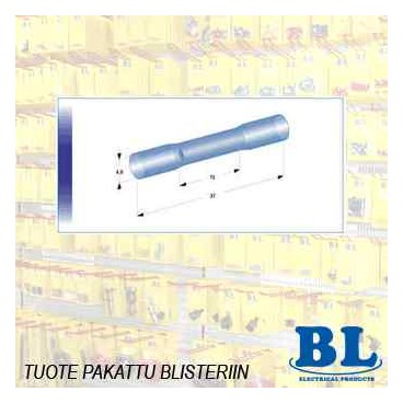 CONNECTOR PIT.15/37MM BLUE