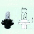 LAMP BLACK 12V 1.2W