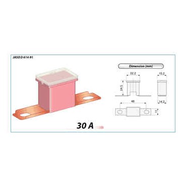 MAIN FUSE 30A PINK