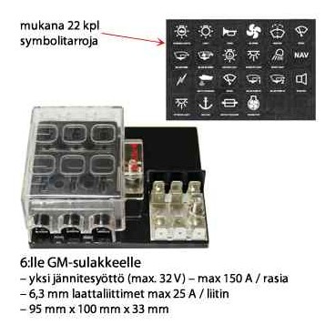 säkring box för 6. GM säkring