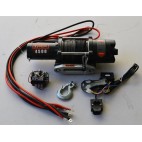 TYREX ATV 4500LB BLACK SERIE WINCH SYNTHETIC ROPE