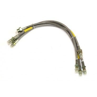 Brake Hose Kit, Braided, Standard Length