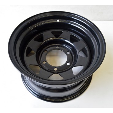 TYREX STEEL WHEEL 8X15 -30 BLACK FOR TOYOTA/PATROL