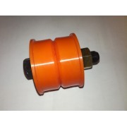 Radius and trailingarm bushing axle side