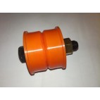 Radius and trailingarm bushing axle side