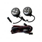PAIR OF LED ROUND LIGHTS