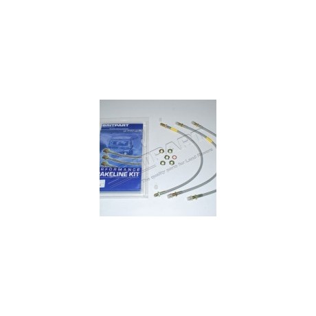 BRAKE HOSE SET +40mm non ABS -81 UNF