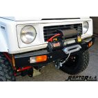 FRONT SQUARED WINCH BUMPER ALLOY / STEEL