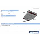 Rival Skidplate Engine Alu 4mm WK / WH / XK XH