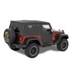 2-Piece Soft Doors JK Black Diamond