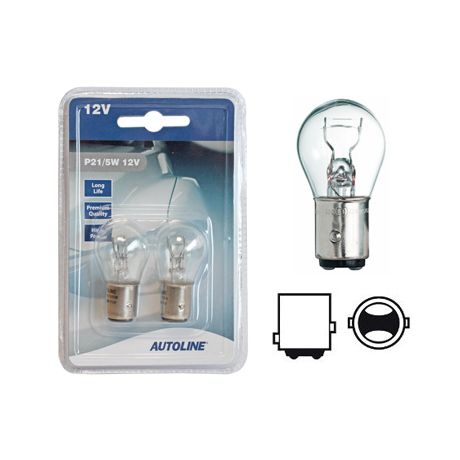 glödlampa par 12V 21/5W