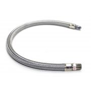 18" S.S. Braided Leader Hose
