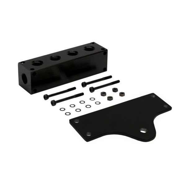 6 Port Billet Manifold with M. Bracket 6 Port Billet Manifold with M. Bracket
