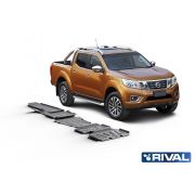 5-pc Underbody protection kit D23 AL 4mm