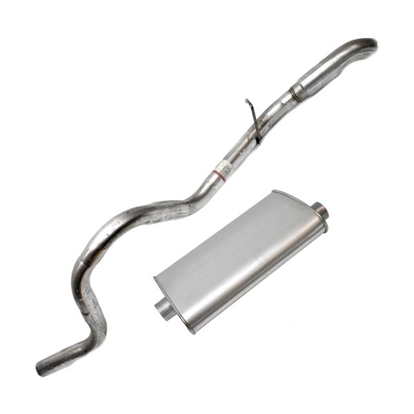 MUFFLER AND REAR PIPE Jeep ZJ 4.0 and 5.2L