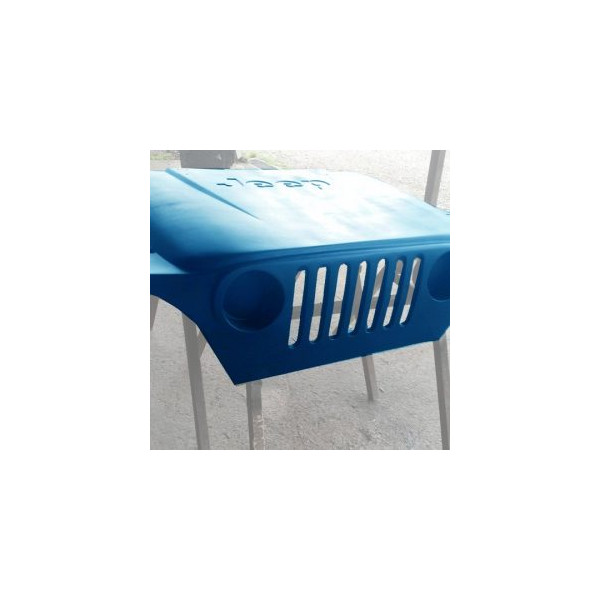 Jeep glasfiber motorhuva
