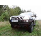 FRONT BUMPER WITHOUT BULLBAR FOR VERSIONS WITH PLASTIC FRAME FENDERS TOYOTA LAND CRUISER J120 02-09