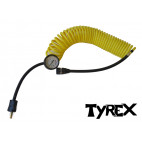 TYRE INFLATOR + MANOMETER WITH QUICK CONNECTOR