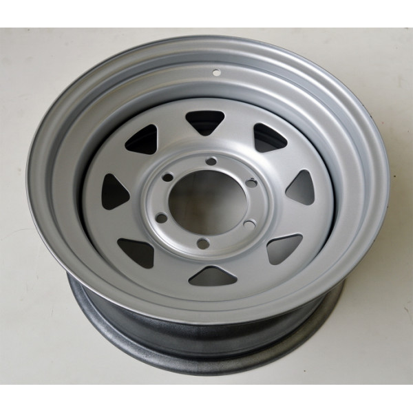 TYREX STEEL WHEEL 7X16 ET-20 SILVER