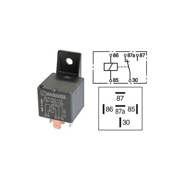 SWITCH RELAY 12V 5-PIN