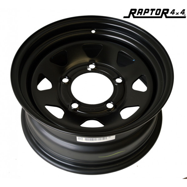 RAPTOR 4X4 WHEEL 7X16 ET 8 FOR LAND ROVER BLACK