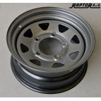 RAPTOR 4X4 WHEEL 7X16 ET 8 FOR LAND ROVER SILVER