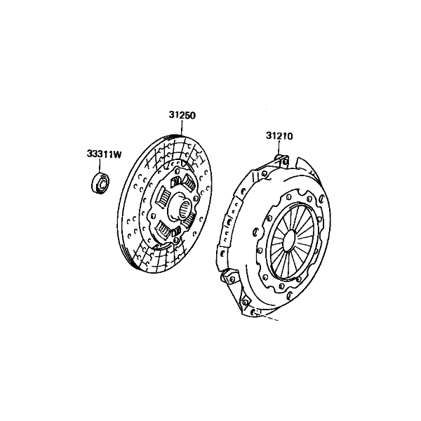 Clutch - complete kit