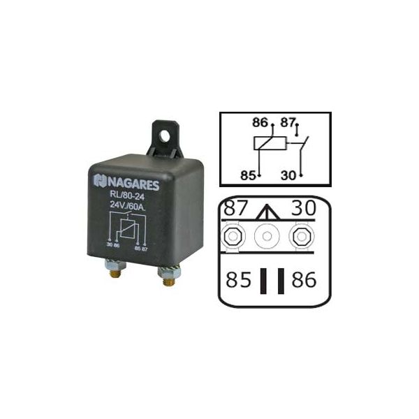 24V Tehorele 60A / 80A