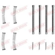 Front brake pad install kit (solid discs)
