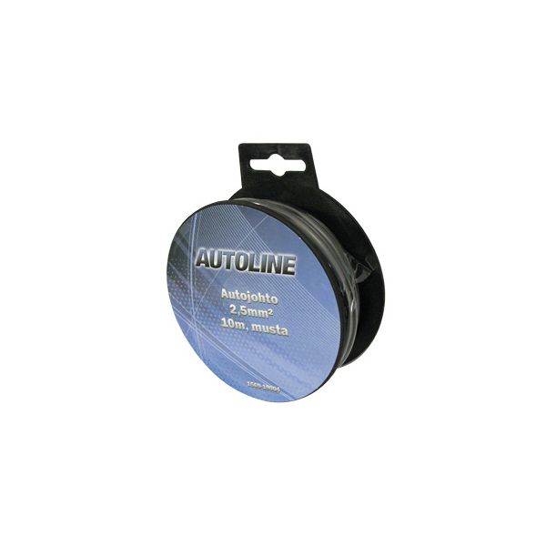 AUTOJOHTO MUSTA 10M 2,5MM