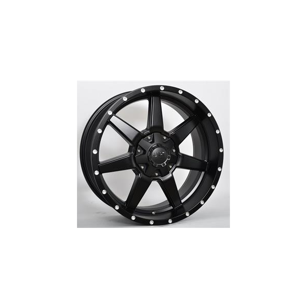 D39 Flatsvart milled rivets