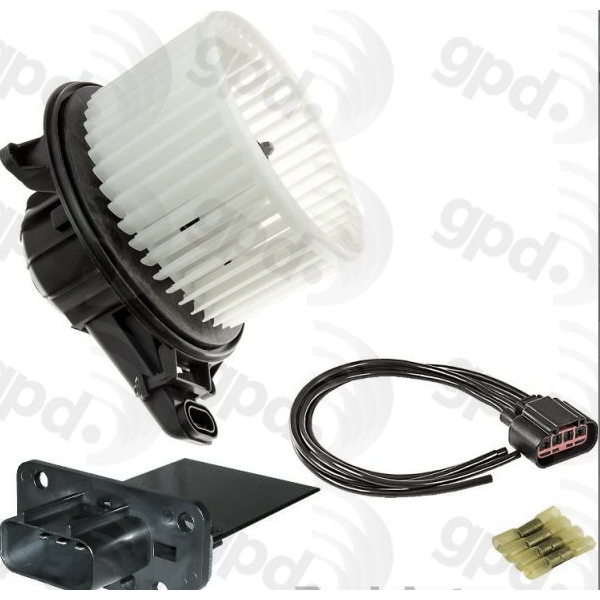 Blower motor, resistor, connector kit