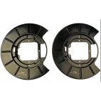 Brake dust shield pair