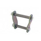 Shackle for rear leaf spring