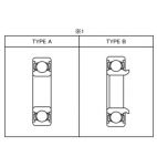 Rear wheel bearing kit B-tyypin laakerilla