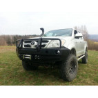 Front winch bumper with bullbar 08-11