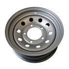 MODULAR STEEL WHEEL 7X16 + 8 SILVER