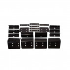 ROOF RACK MOUNTING FEET KIT SUITED FOR TOYOTA 200 SERIES LAND CRUISER