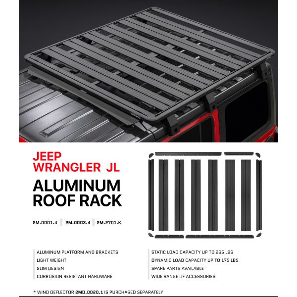 JL Modular Aluminium roof rack