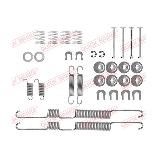 Rear brake shoe install kit Rear brake shoe install kit