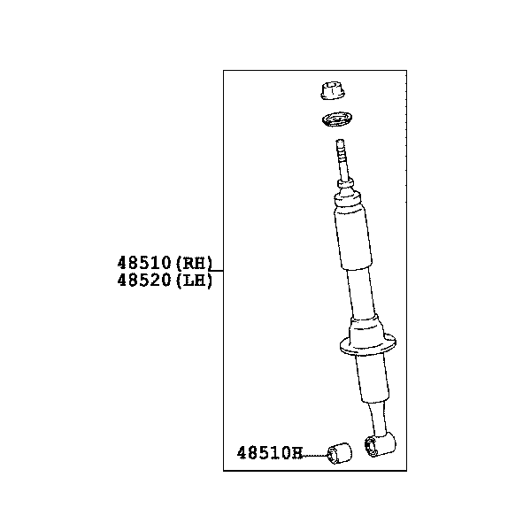 Front shock, stock