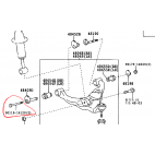 Lower control arm inner front bolt ORG 
