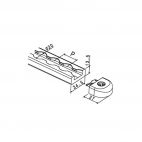 Airline Track End Part