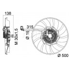 Radiator fan