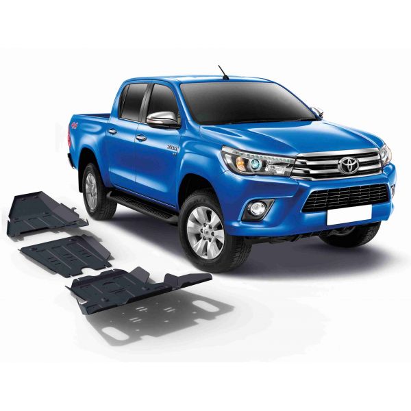 Hilux Revo 3-pc. skyddsplåt ST3mm