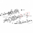 O-ring for transfer idler shaft
