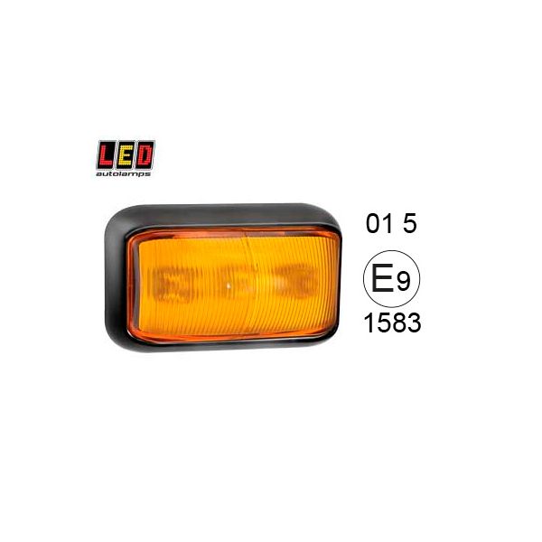 LeD SIDE LAMP YELLOW 12/24V 58x35x19