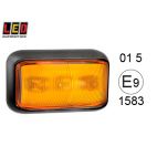 LeD SIDE LAMP YELLOW 12/24V 58x35x19